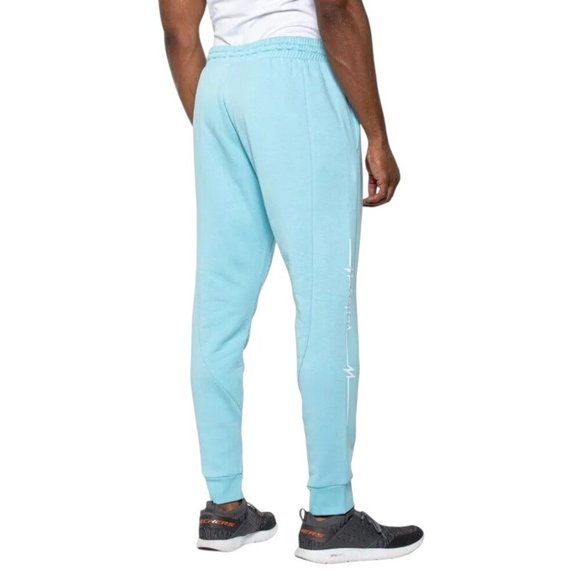 Adidas x Patrick Mahomes Mens Joggers Size 2XL Fleece Sweatpants Sky Blue NWT - Picture 2 of 7